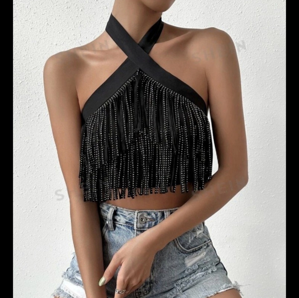 halter crop top